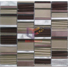 Wave Glass Mix Colored Aluminium Mosaic (CFA59)